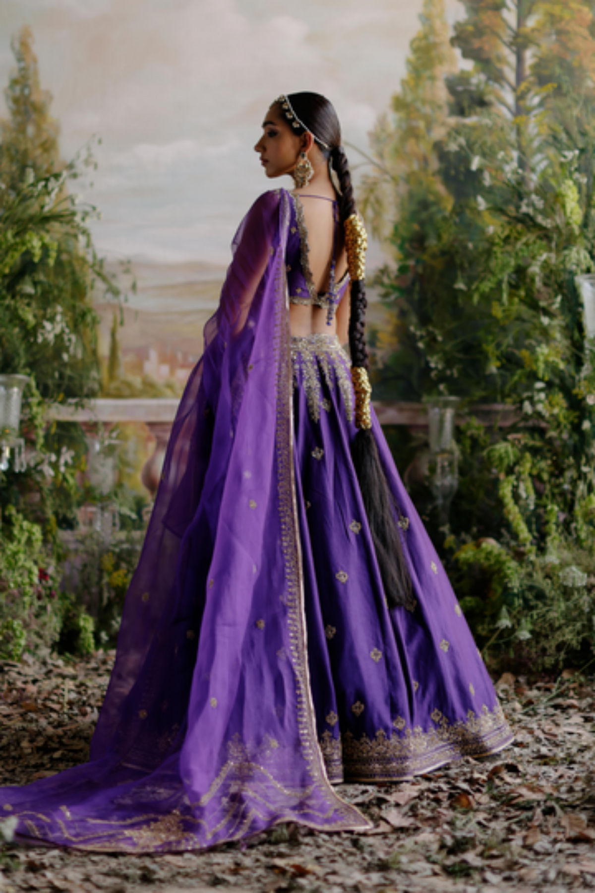 Purple Lehenga Set