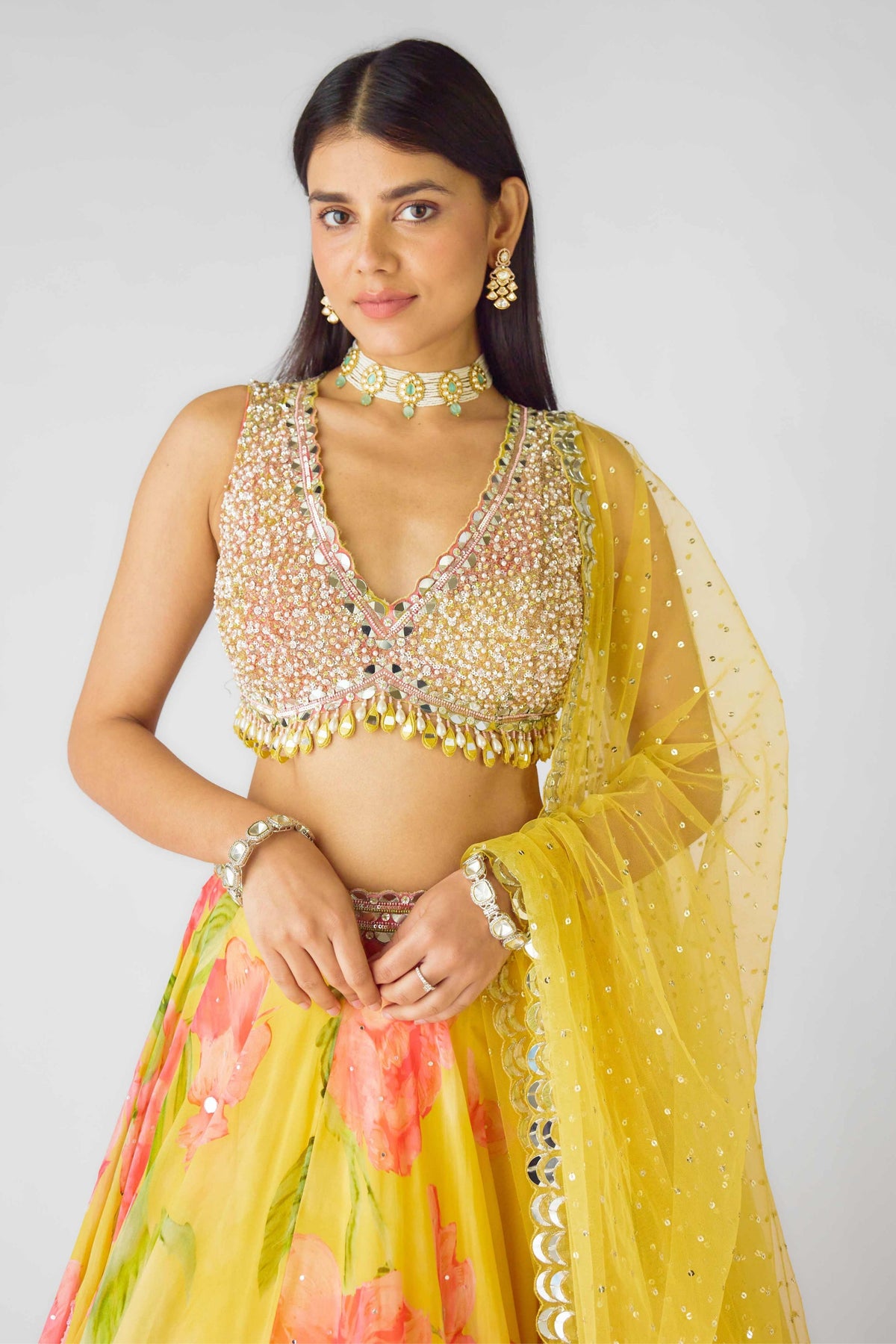The Wild Marigold Lehenga
