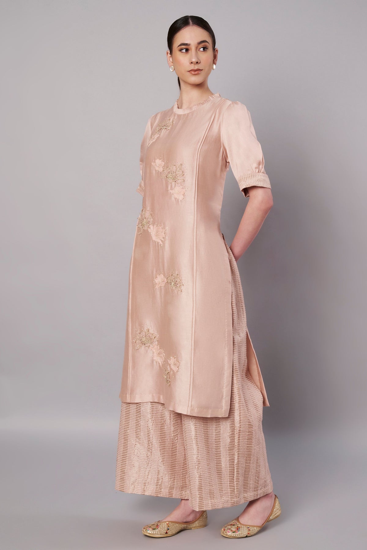 Aurora Dirty Blush Kurta Set
