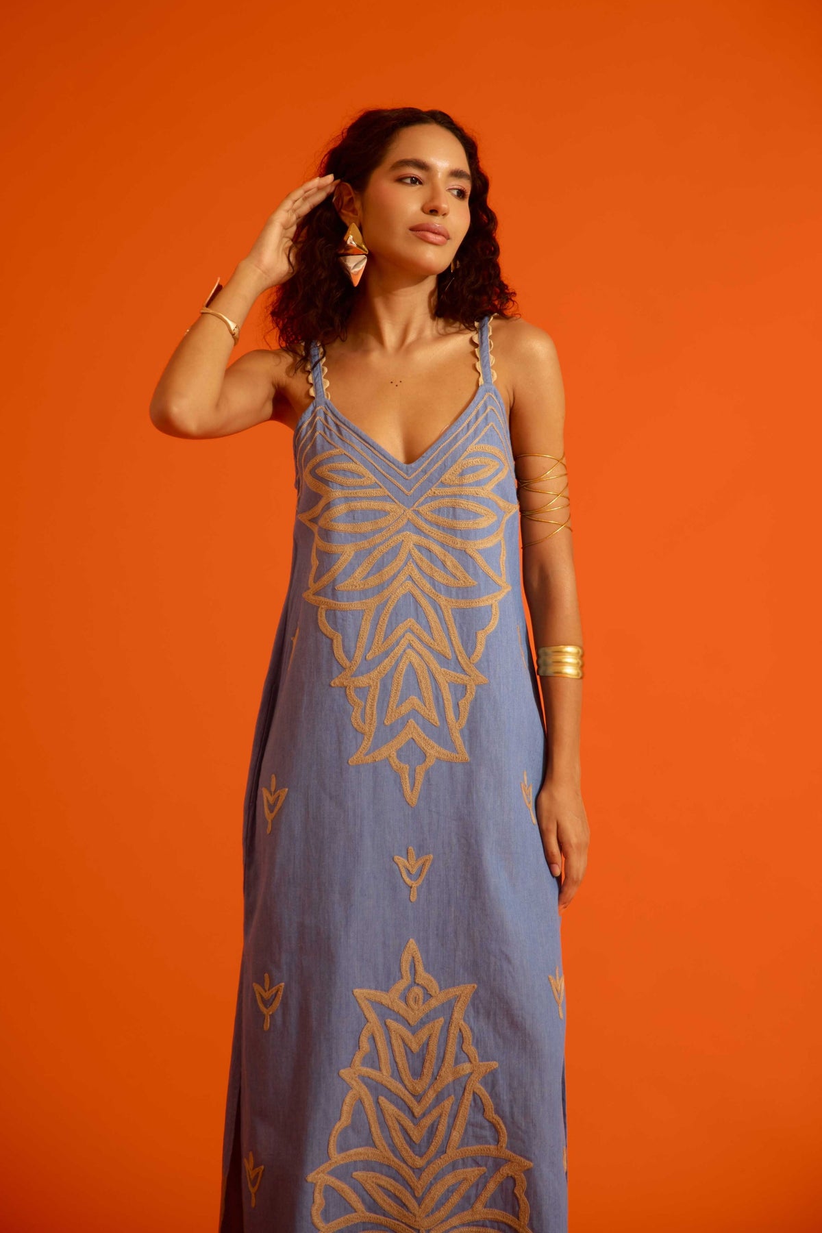 Blue Strappy Dress