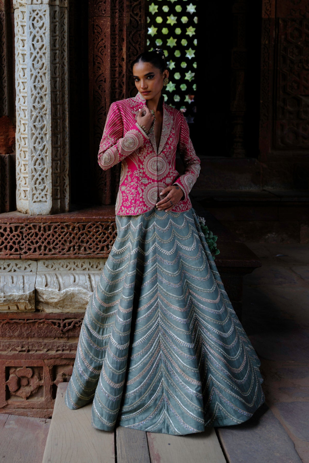 Jewel Lehenga With Jacket