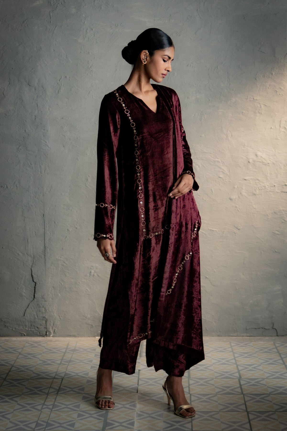 Maaya Brown Kurta Set