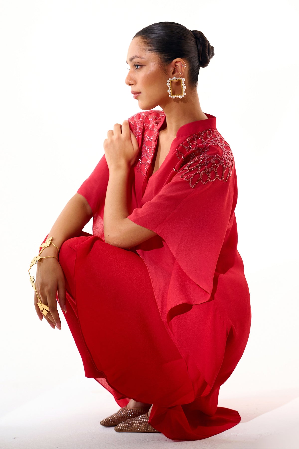 Ruby Kaftan Set