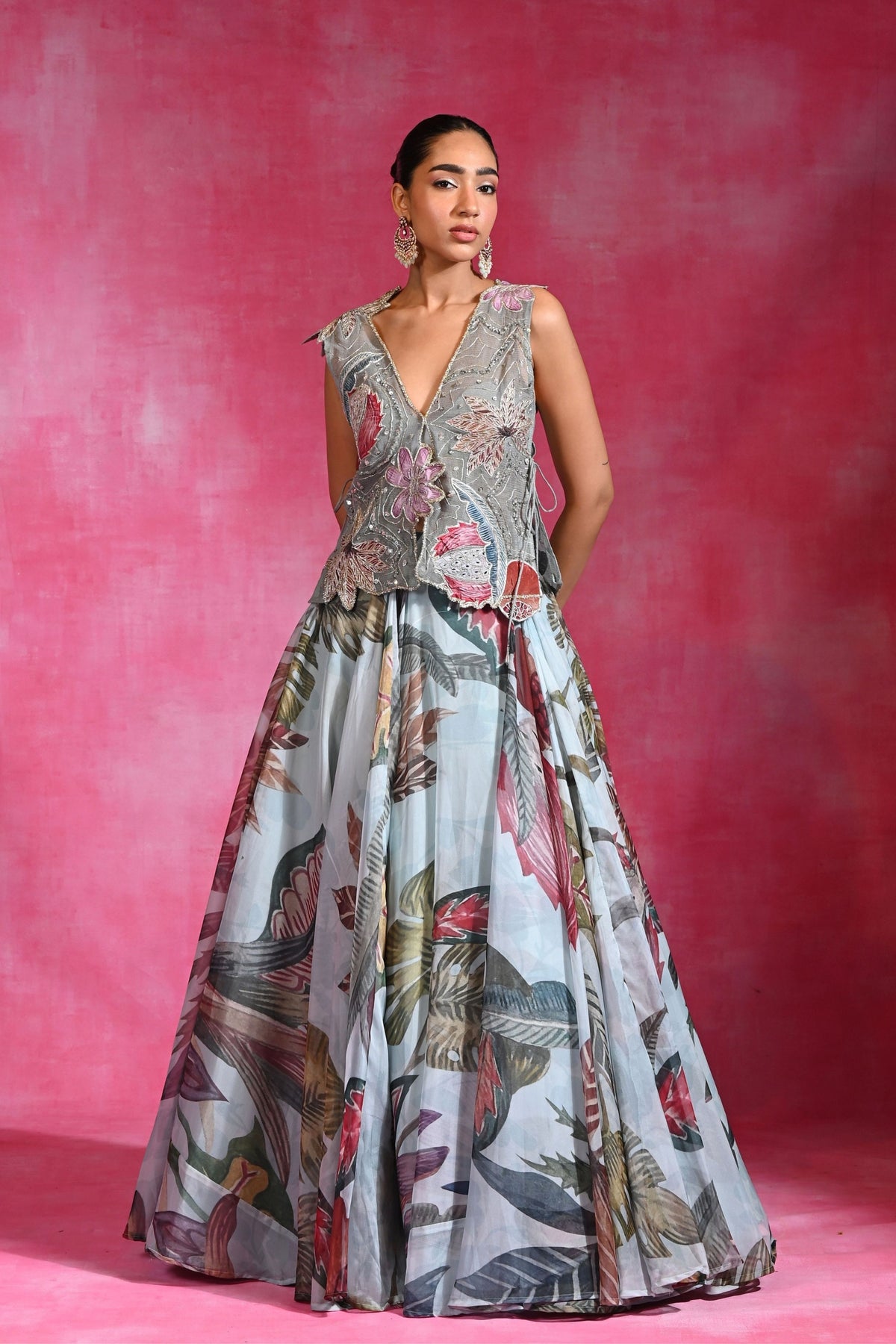 Jacky Bloom Lehenga Set