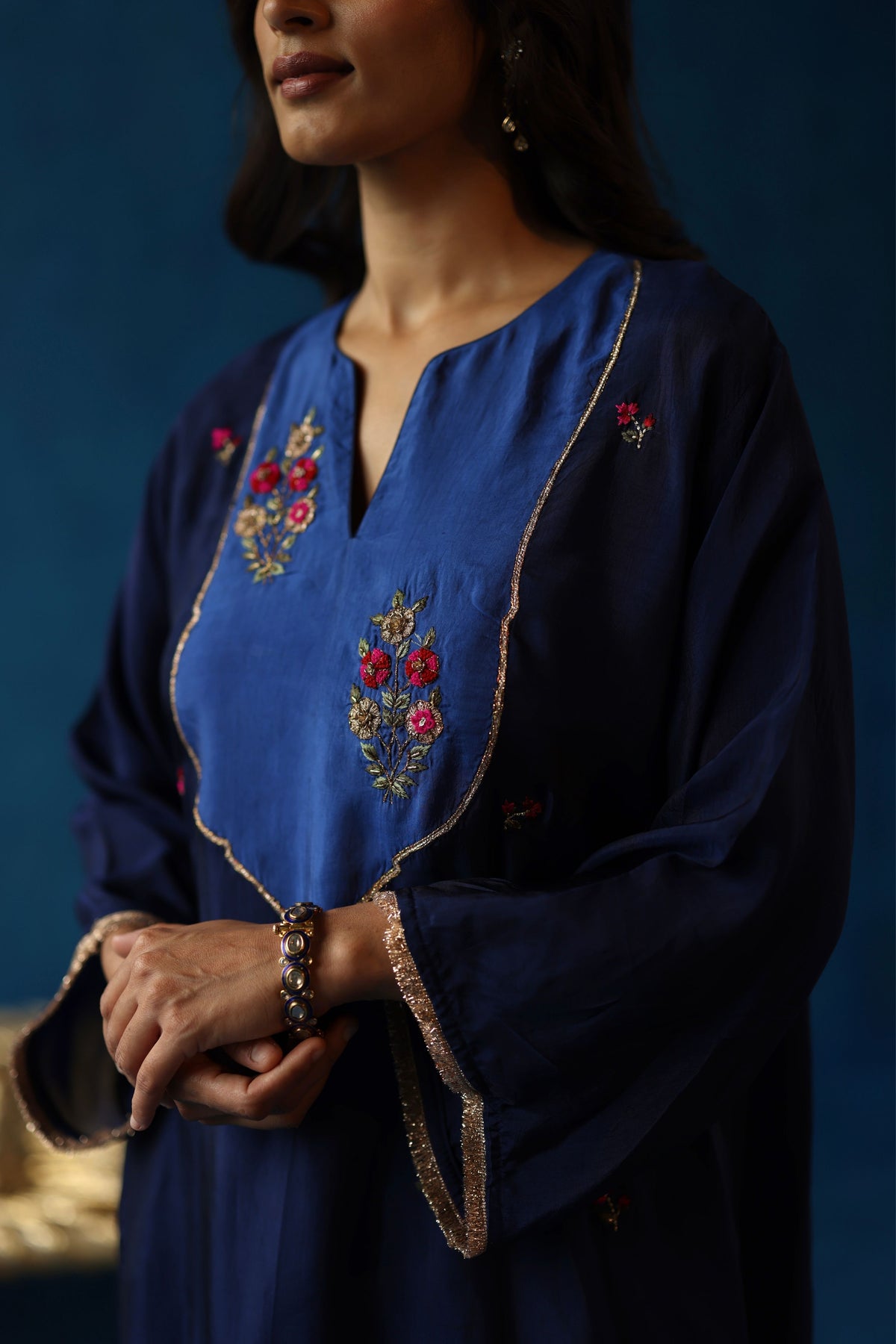 Navy Blue Imly Phiran Set