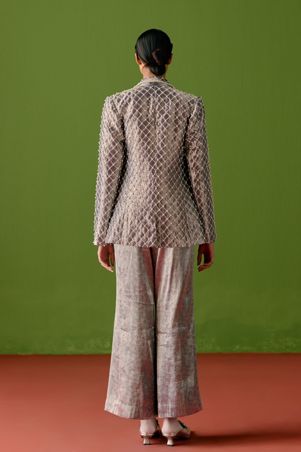 The Deco Sapphire Jacket Set