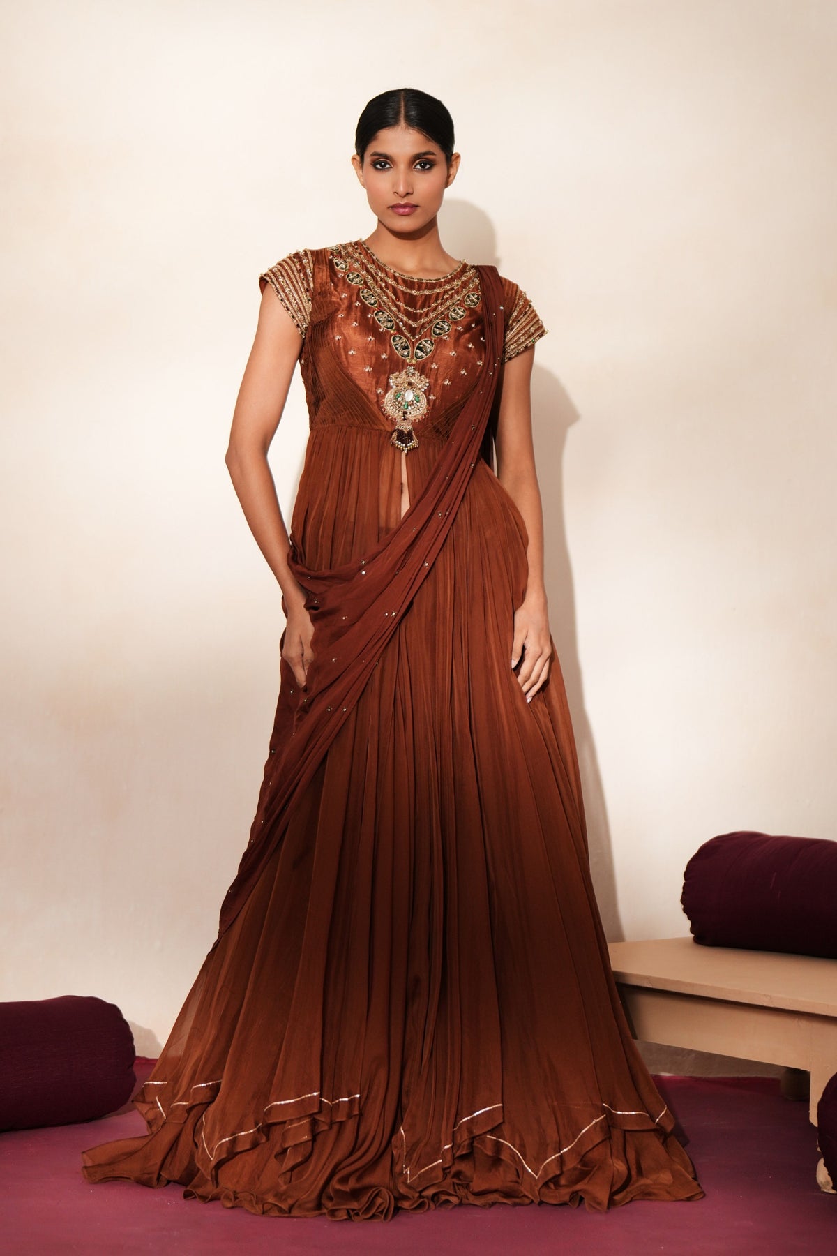 Mehfil Anarkali Skirt Set