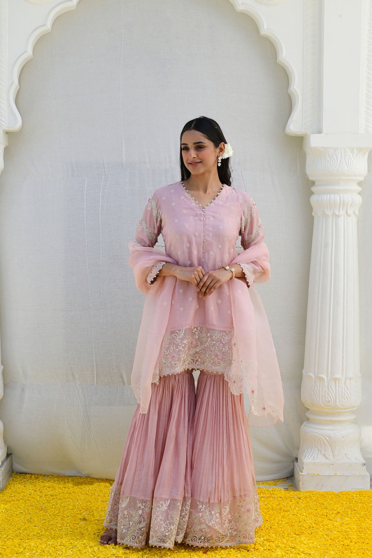 Pink Reef Heavy Sharara set