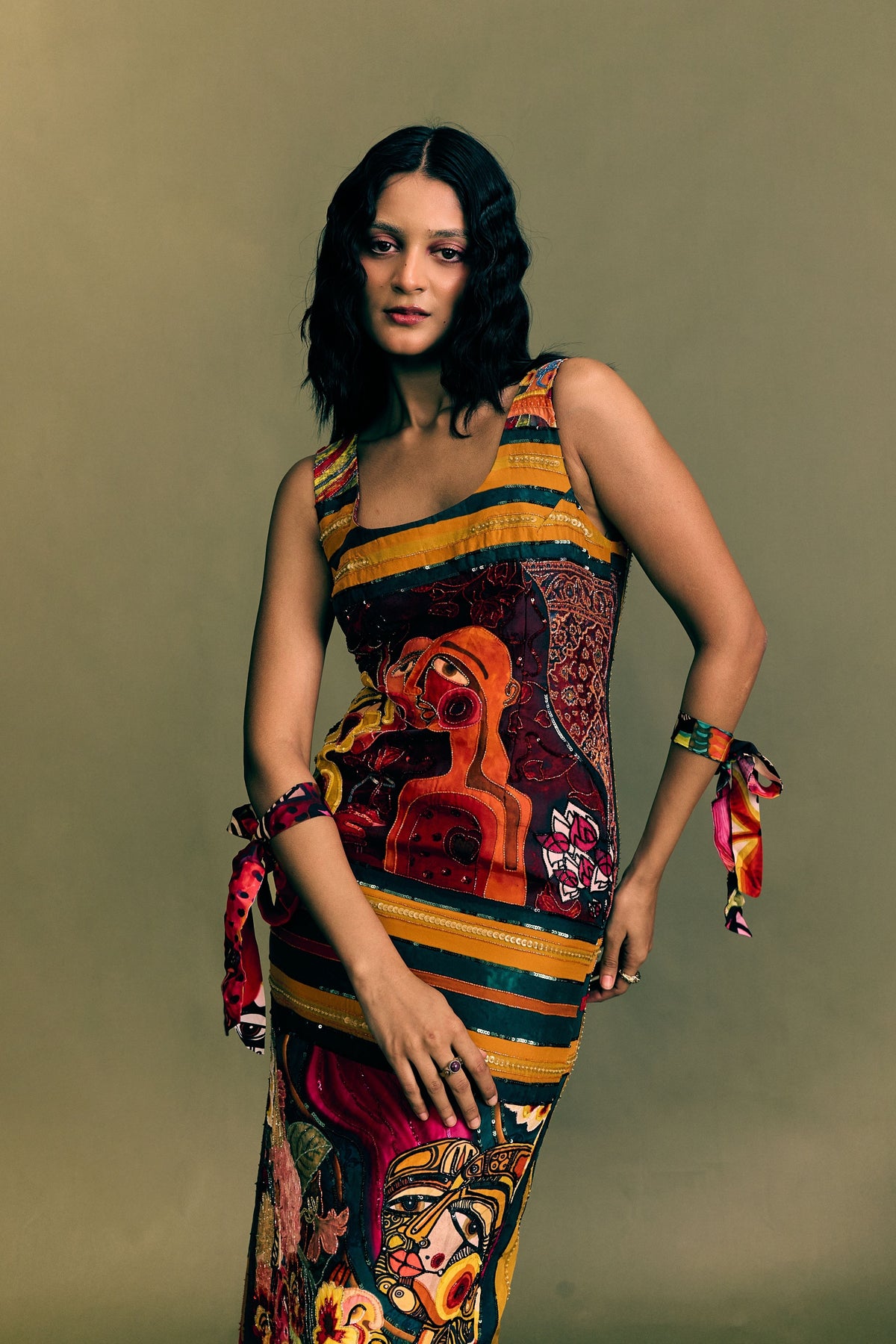The Apartment Highlighted Bodycon Dress