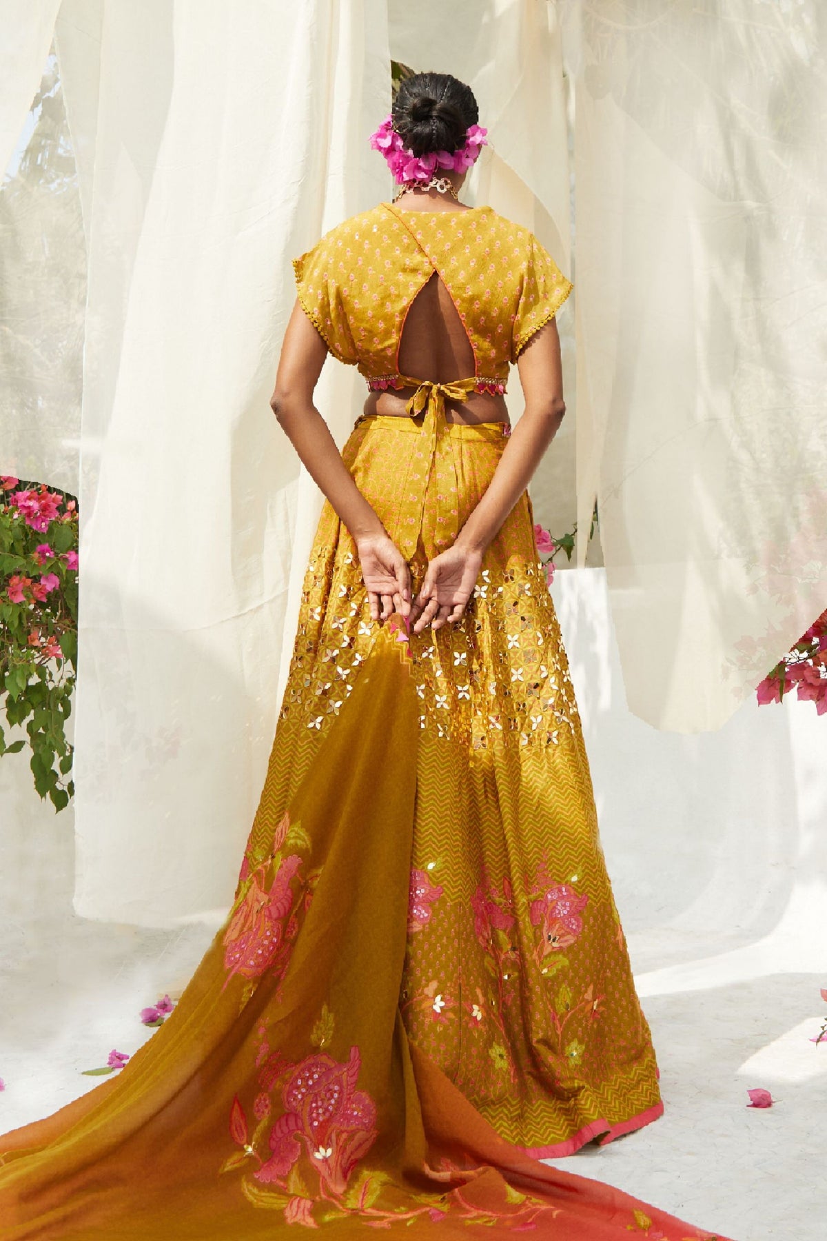 Mehendi Lehenga Set