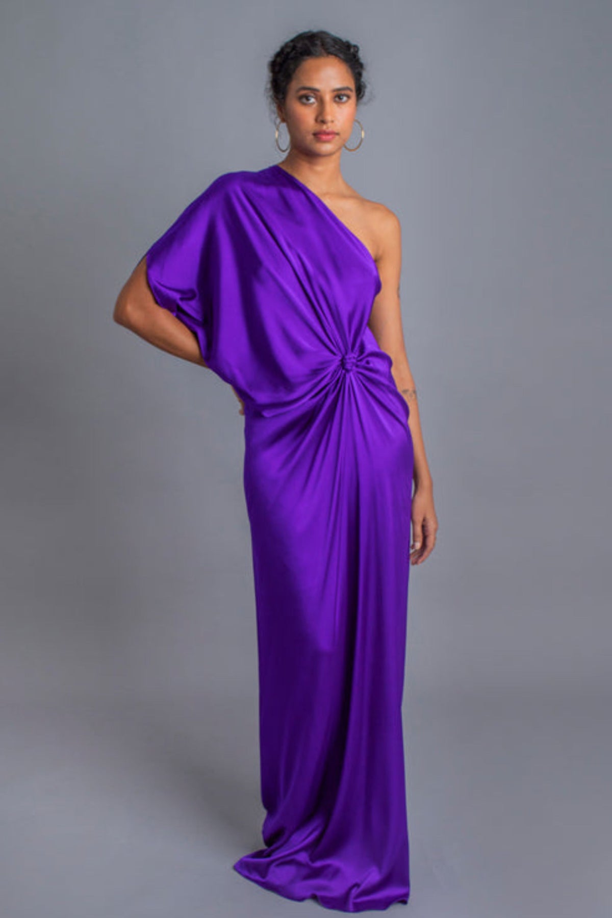 Cobalt One Shoulder Dress