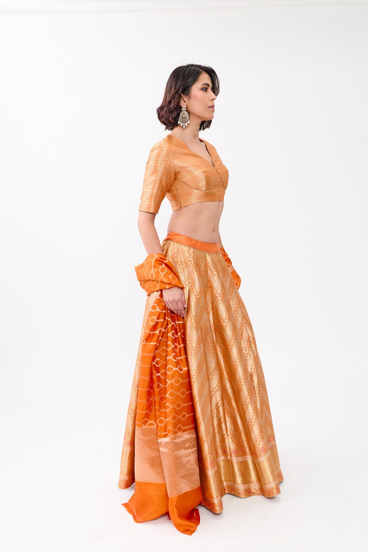 Orange Aarwa Lehenga Set