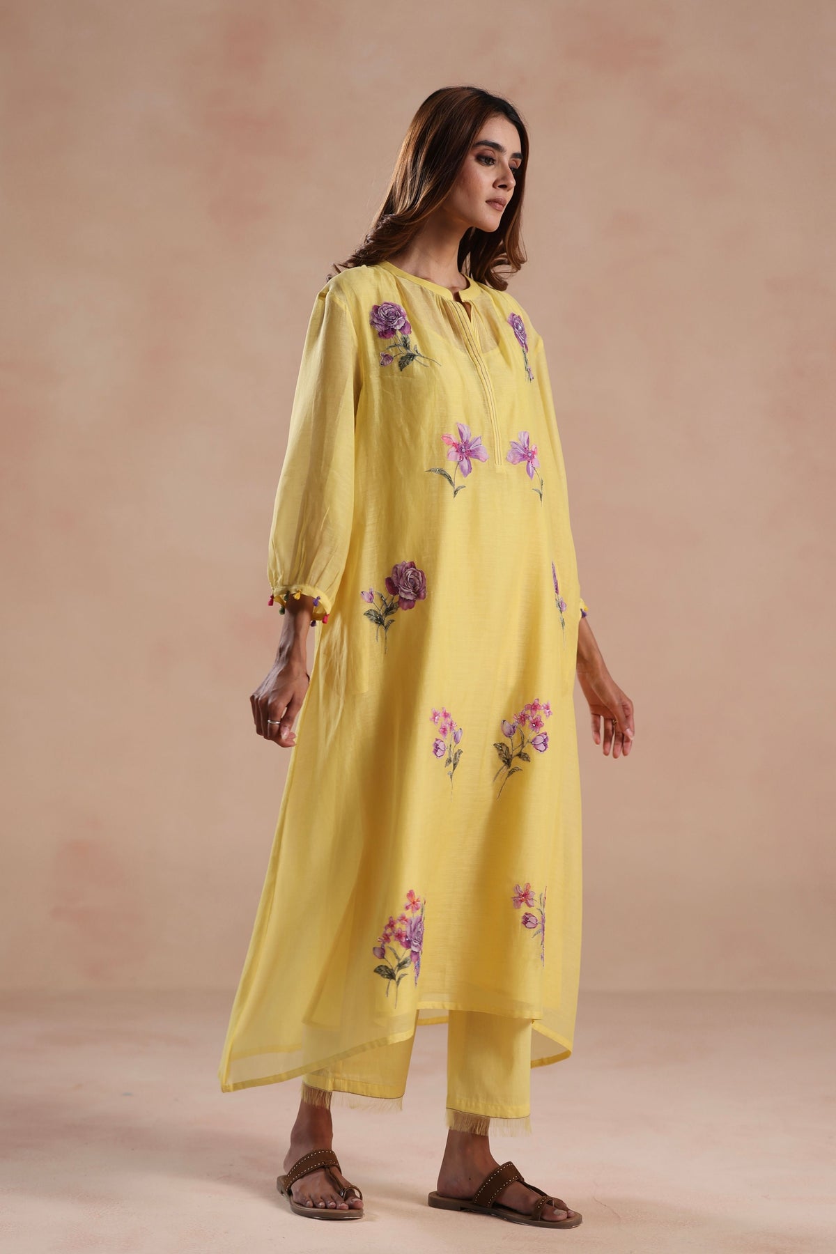 Urvi Yellow Kurta Set