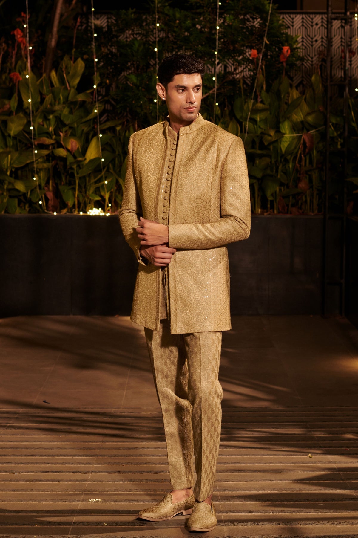 Endive Green Jacket Set