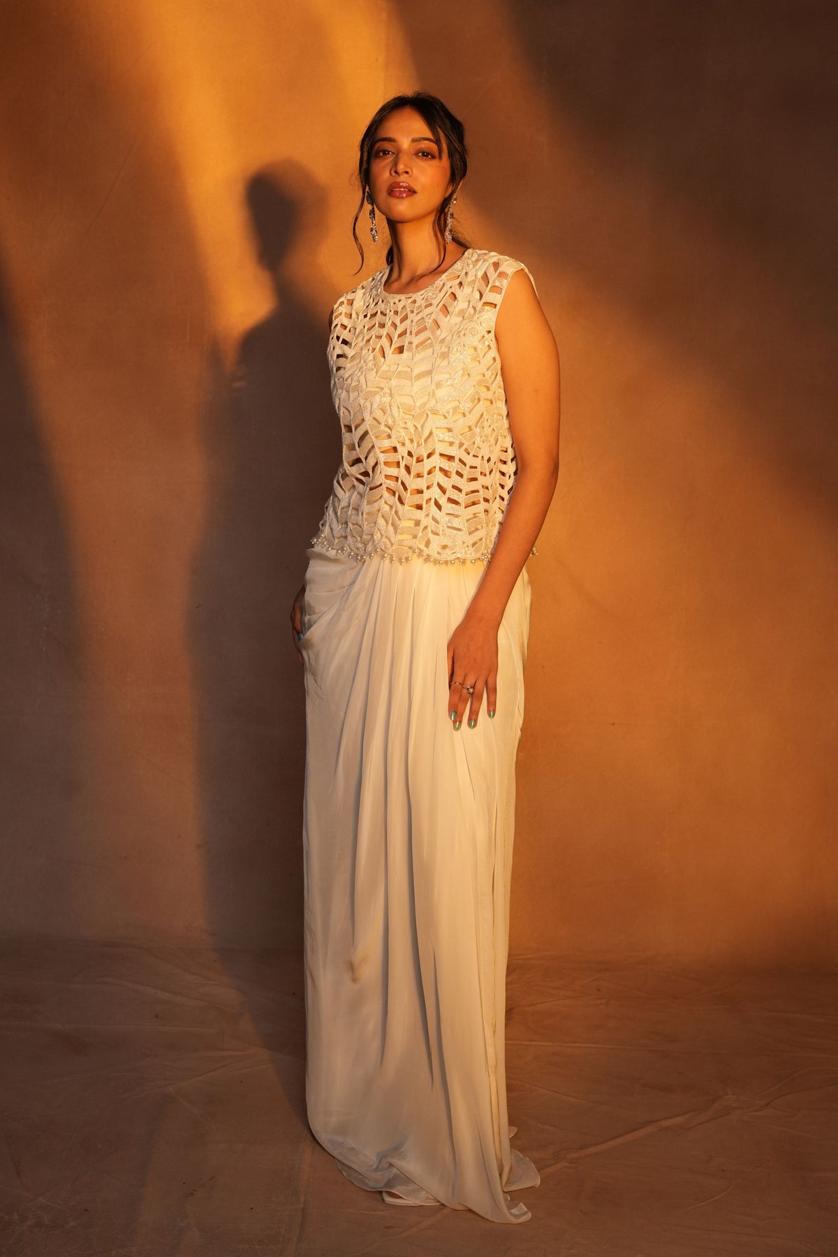 Cutwork Top Set