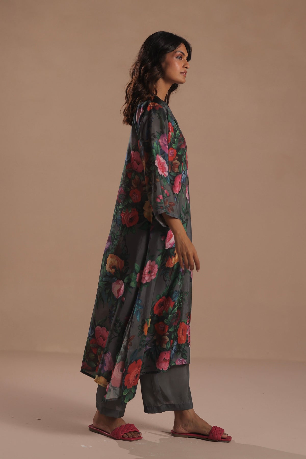 Carnation Grey Kurta Set