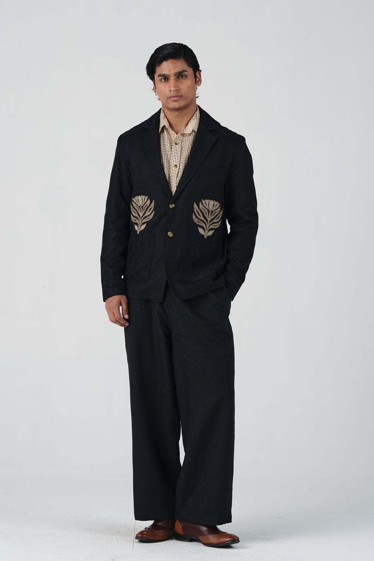 Black Harlem Blazer Set