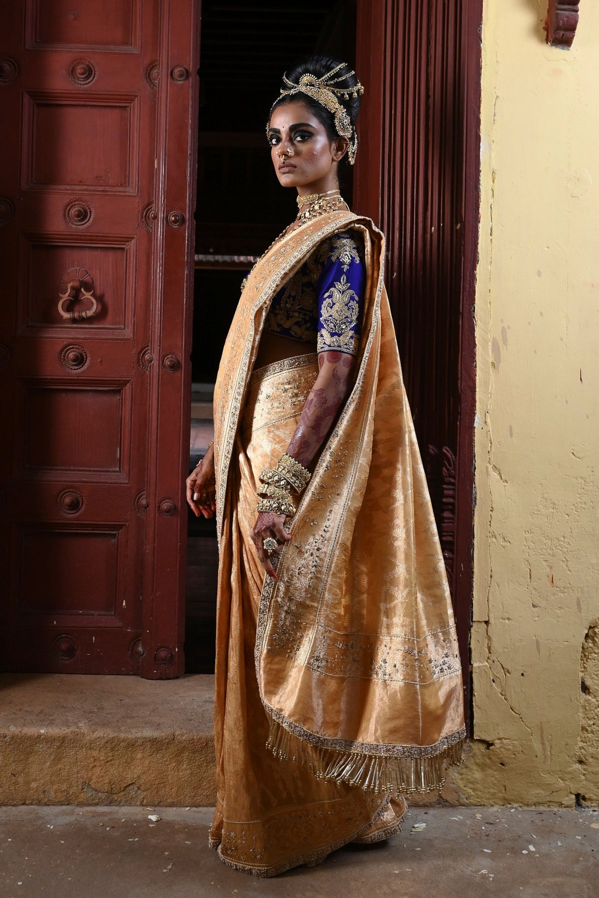 Adilaxmi Golden Saree