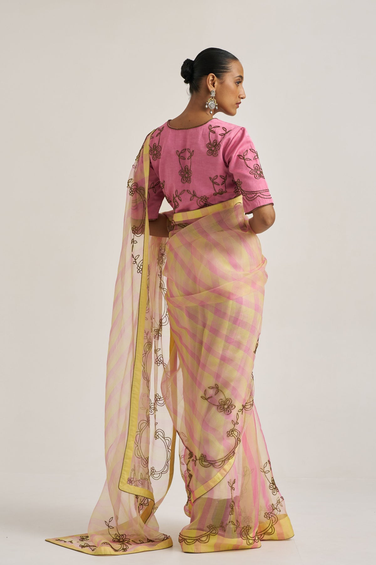 Yamini Pink Saree