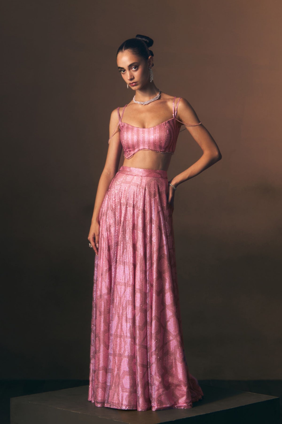 Peony Lehenga Skirt Set