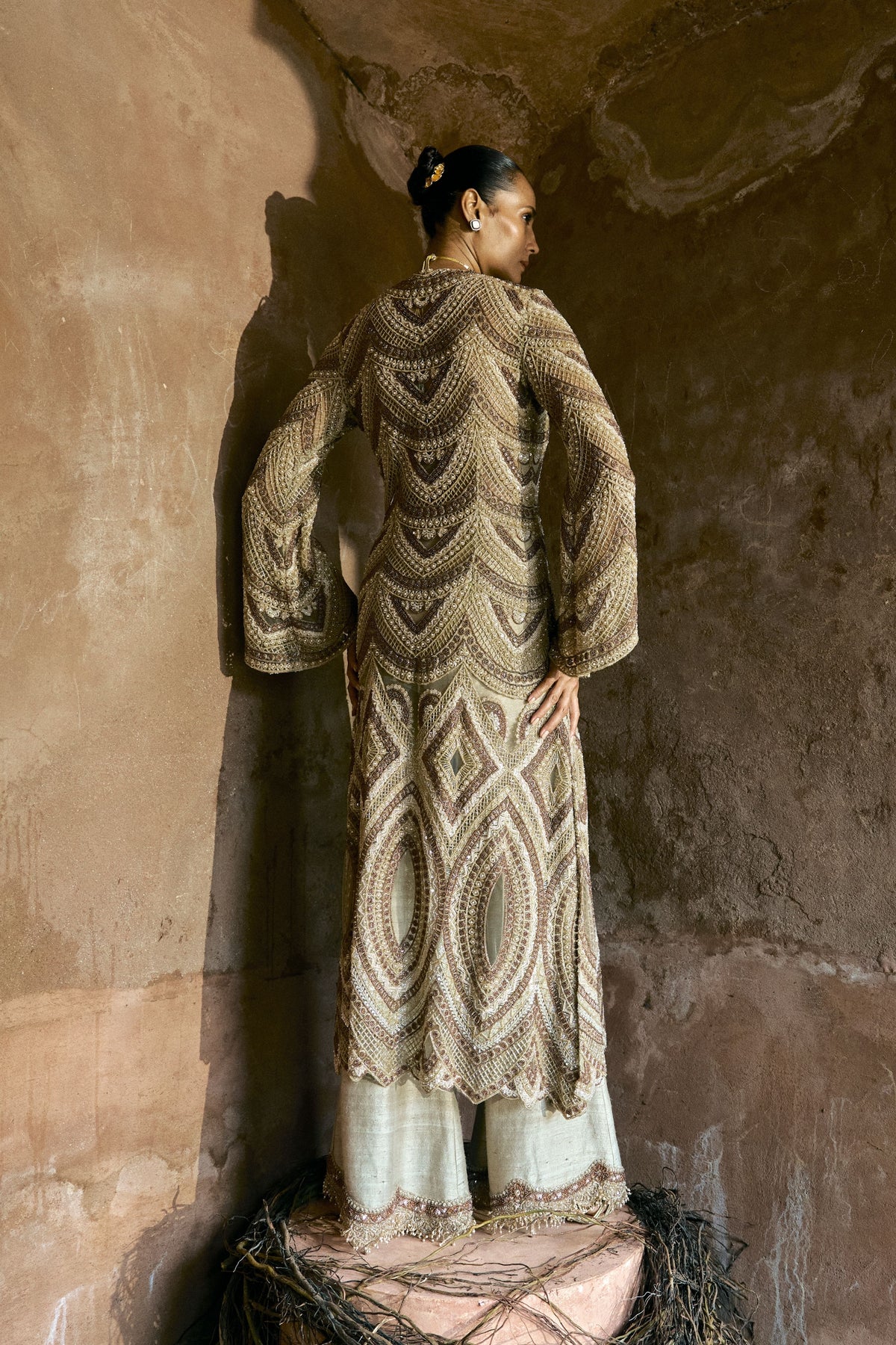 Amber Glow Kurta Set