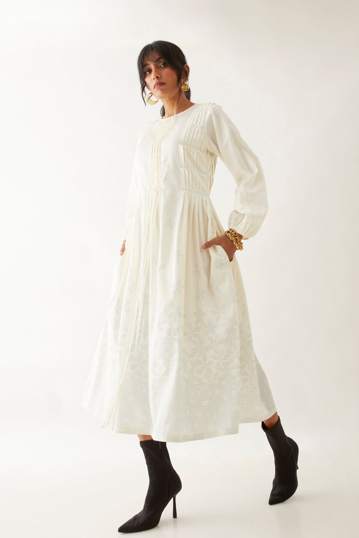 Hazel Off White Dress