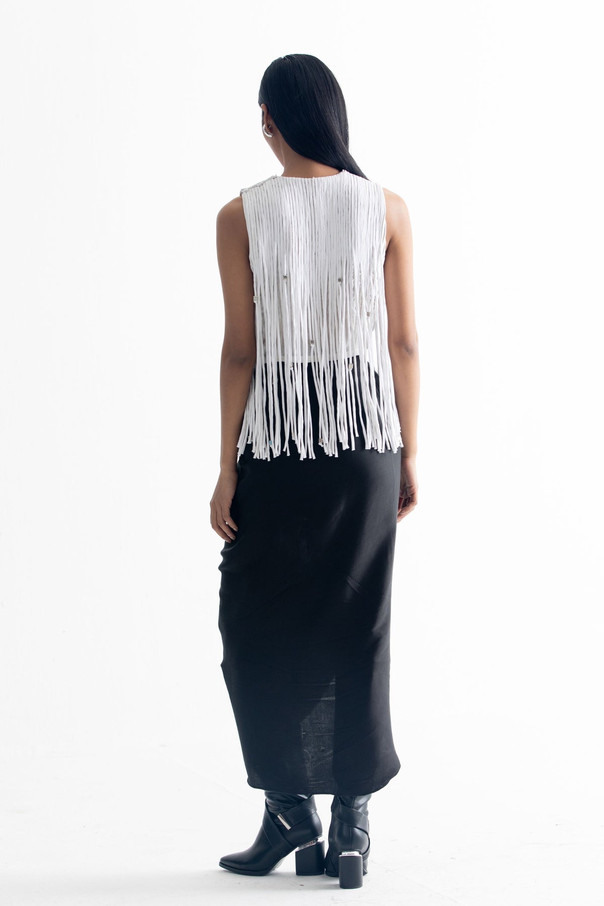 Black Drape Skirt