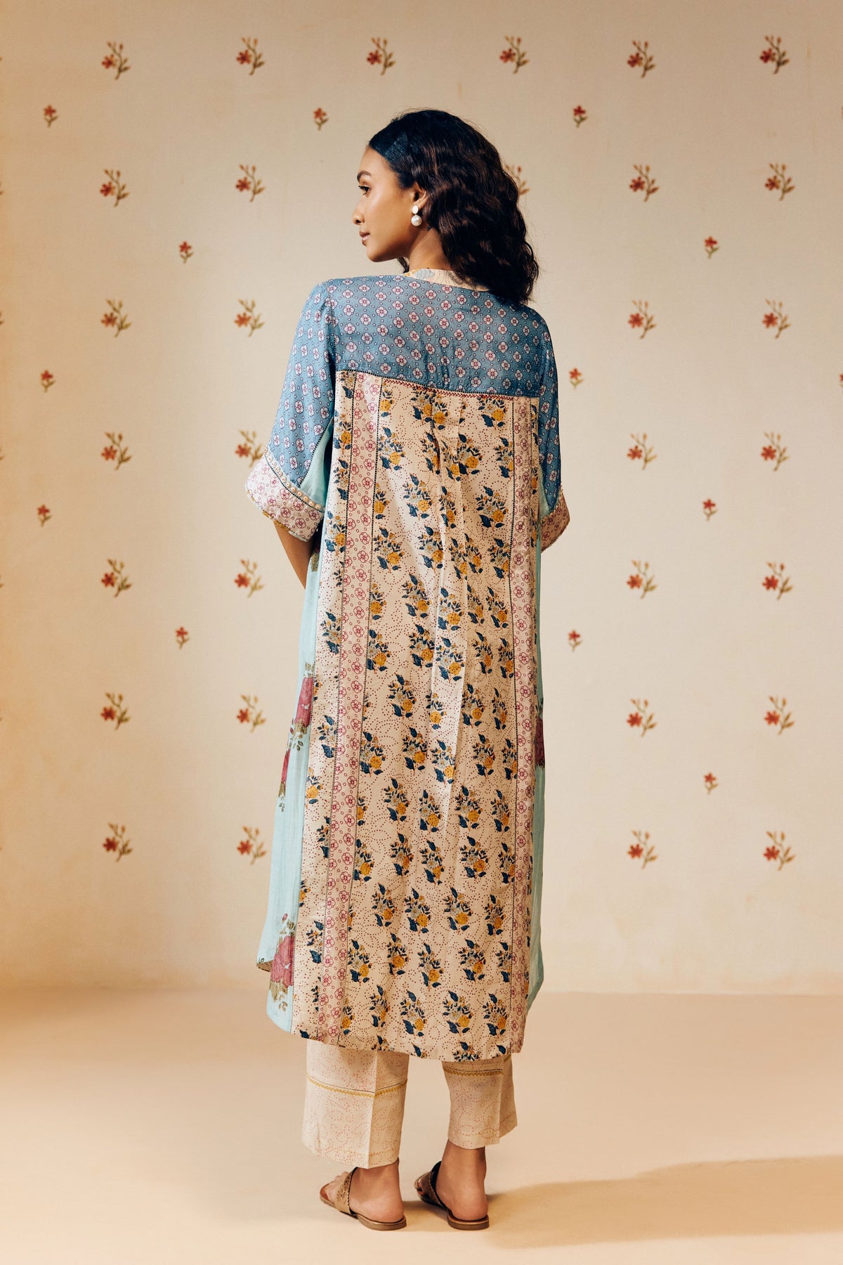 Off-white Khadi Cotton Kurta Set