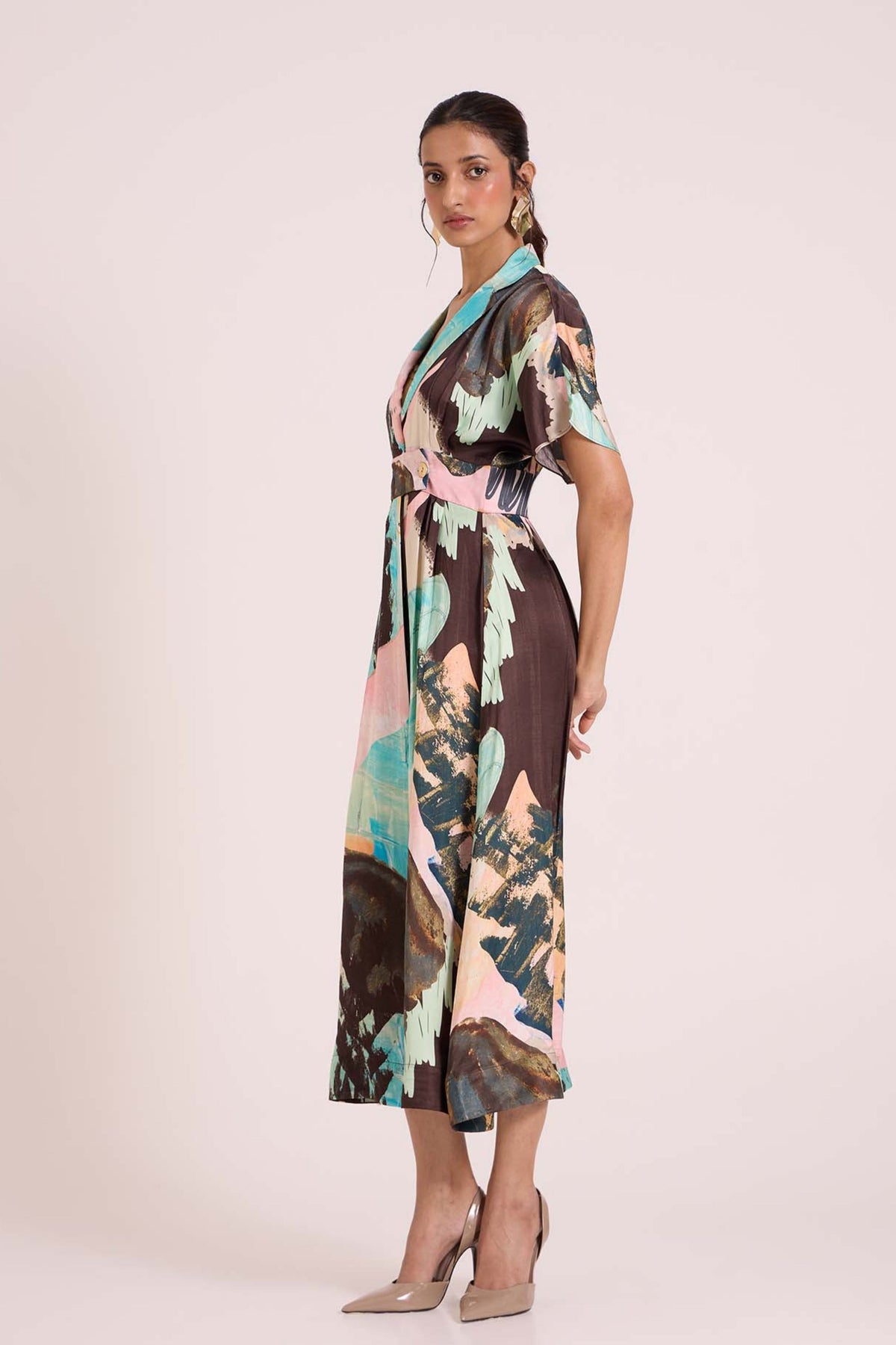 Chione A-Line Midi Dress