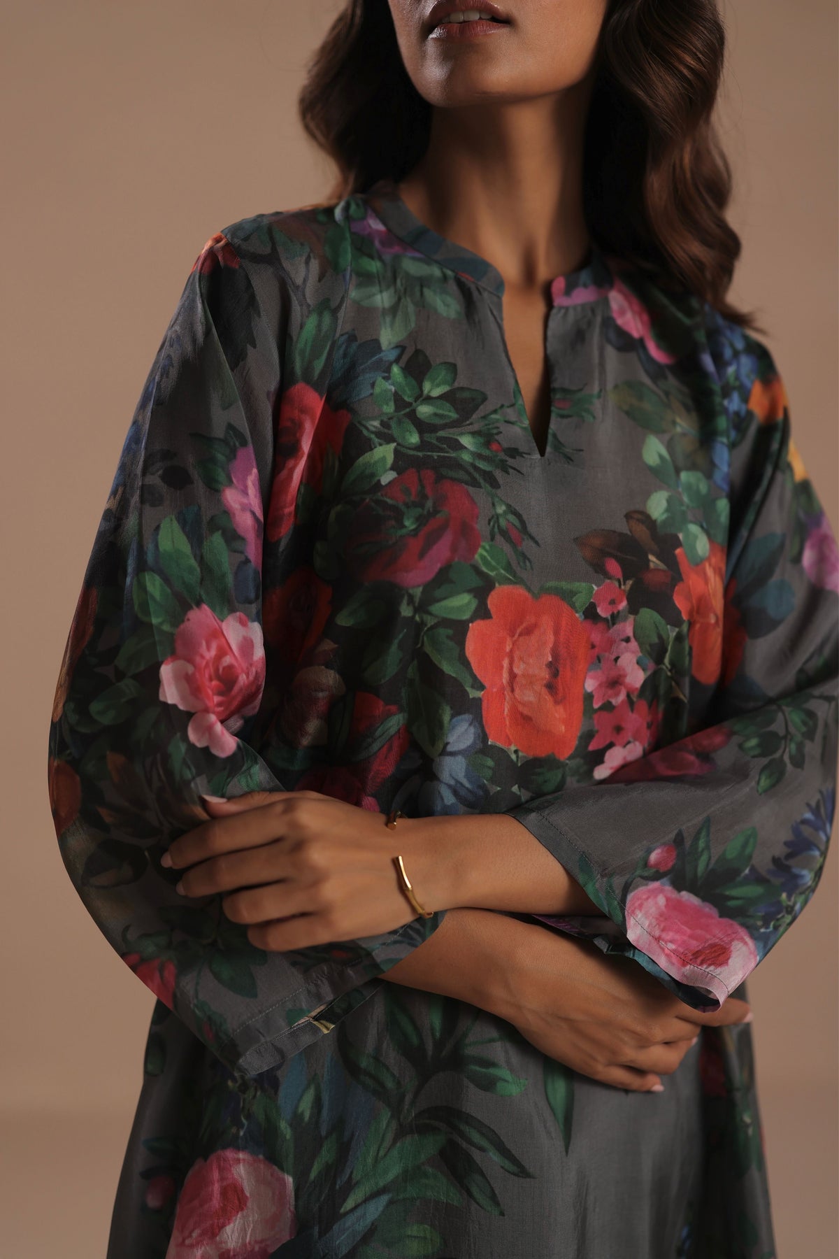 Carnation Grey Kurta Set