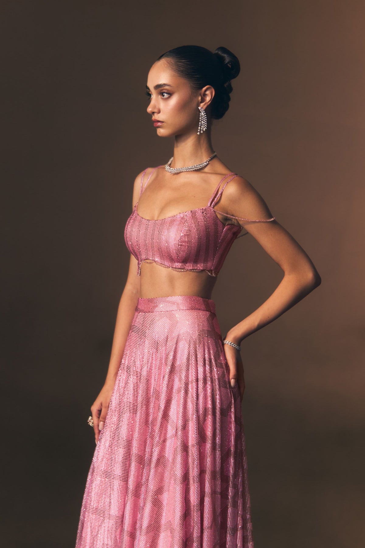 Peony Lehenga Skirt Set