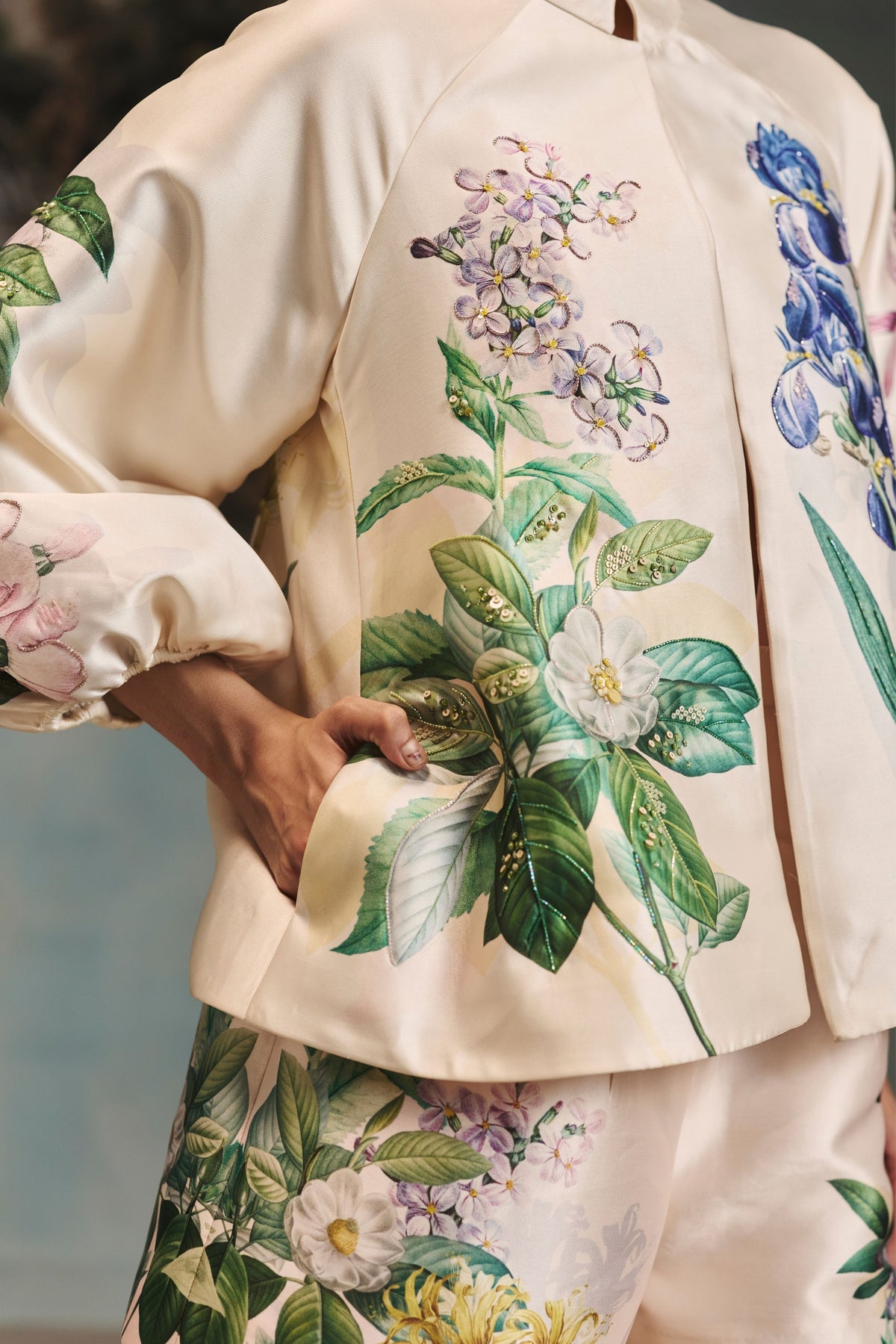 Vienna Ivory Glade Jacket And Shorts