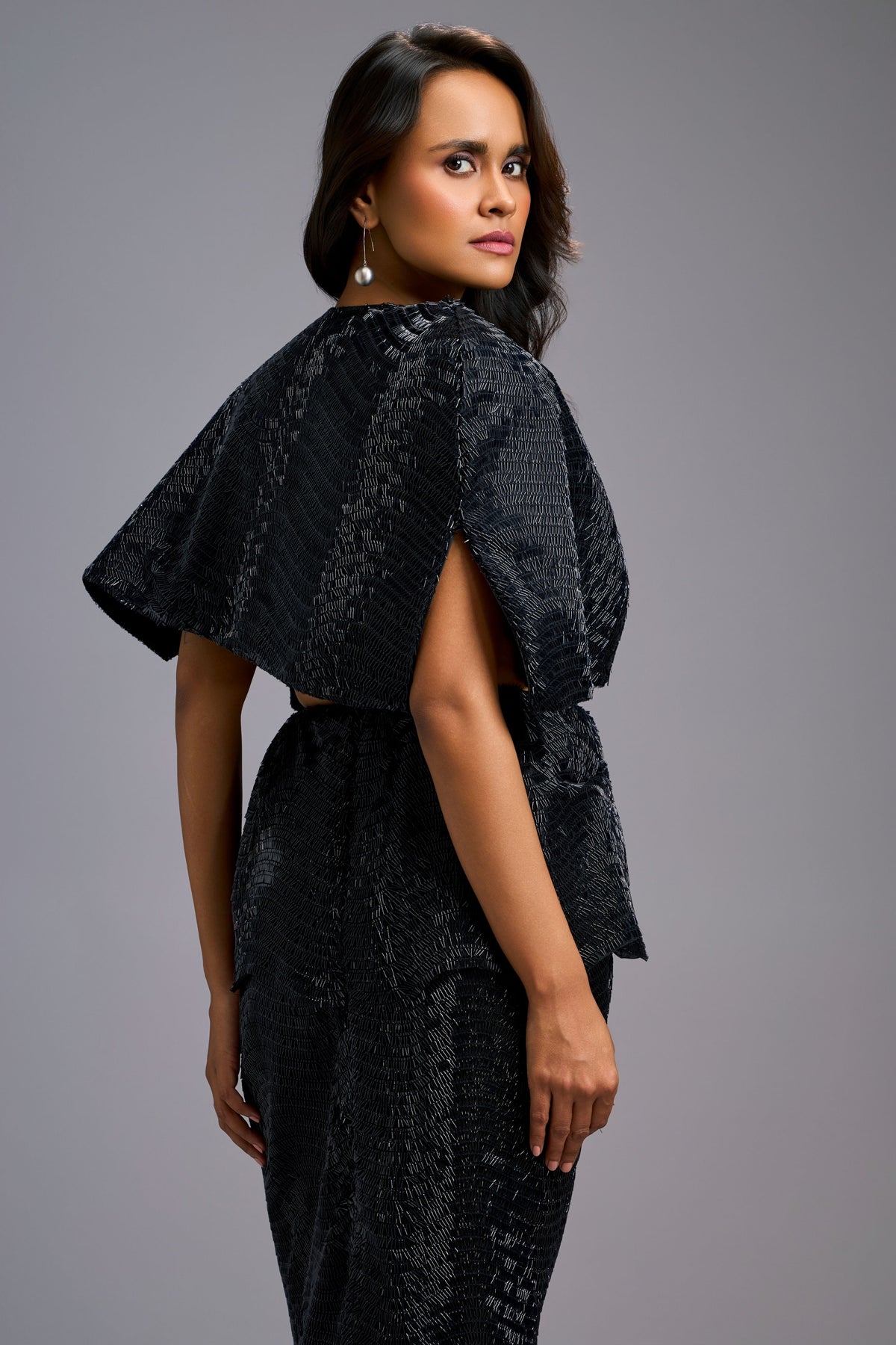 Shimmer Black Co-ord Set