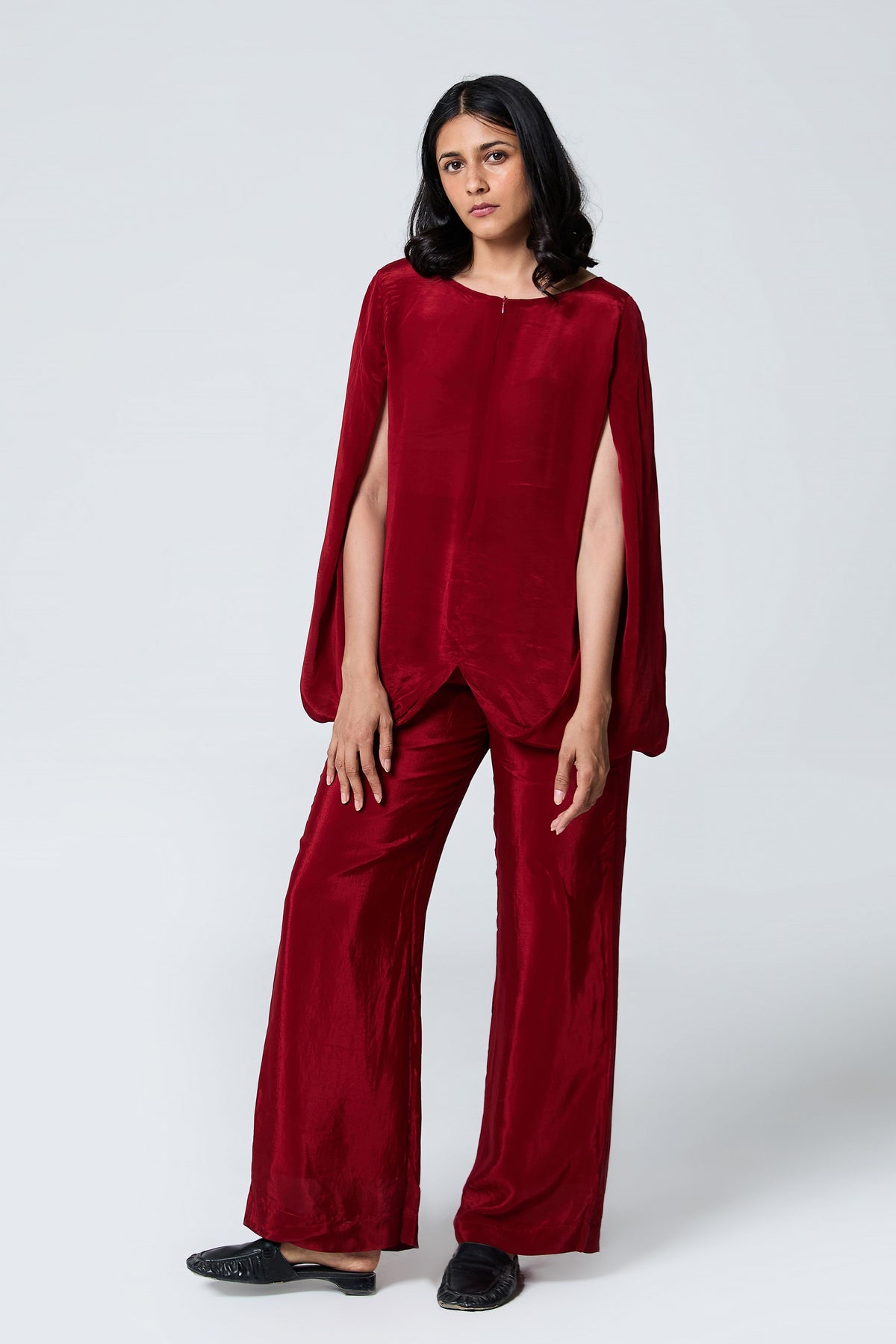 Cape-Style Sleeve Cowl Co-ord Set