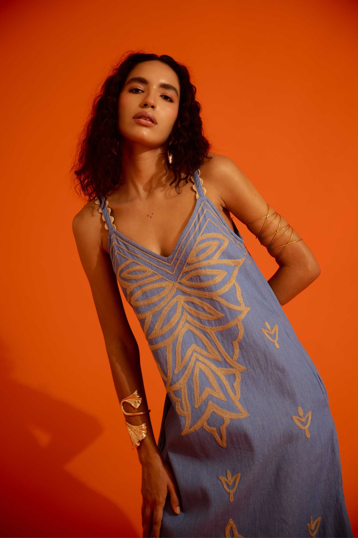 Blue Strappy Dress
