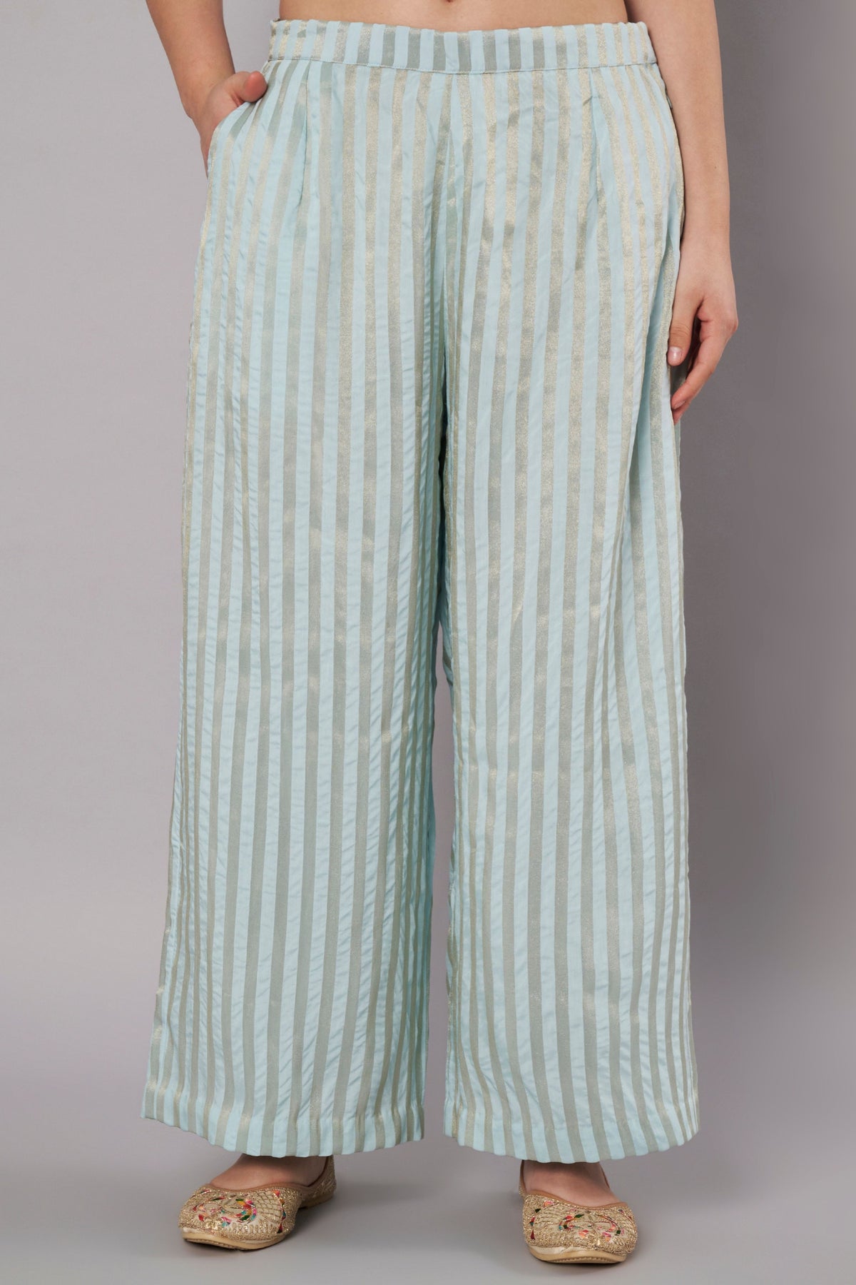 Petal Promise Ice Blue Kurta Set