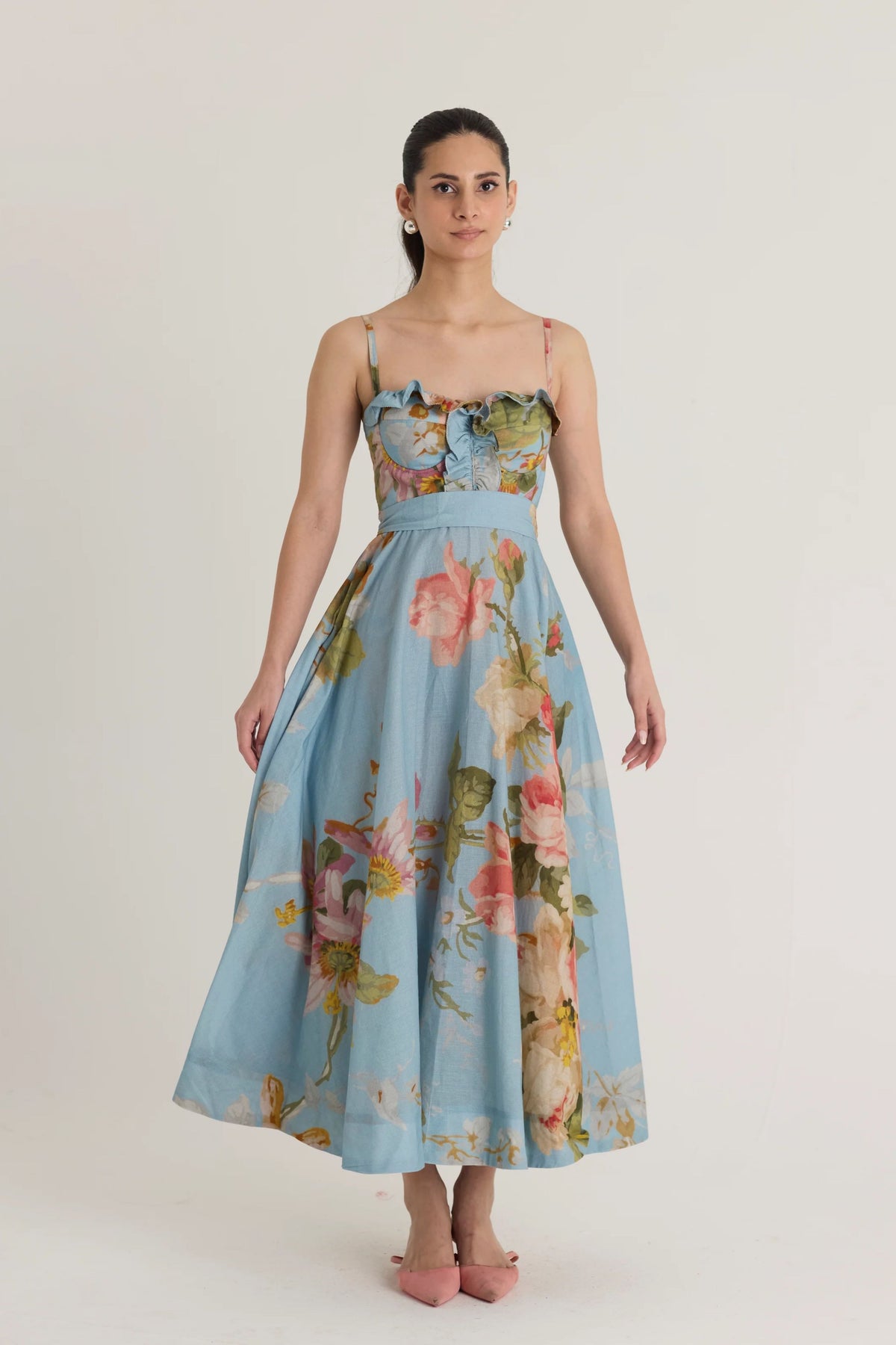 Taffy Cotton Frills Dress