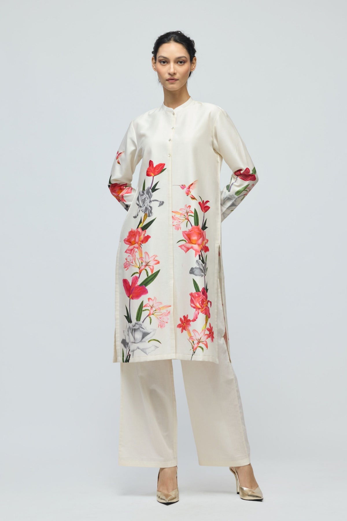 Floral Printed Tunic Set