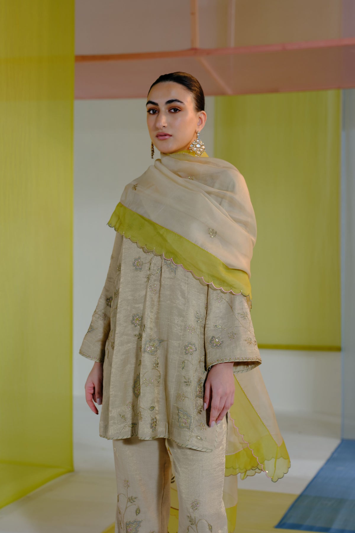 Riba Short Kurta Set