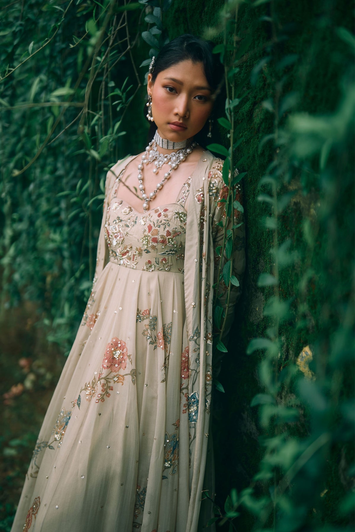 Rue Anarkali Jacket Set