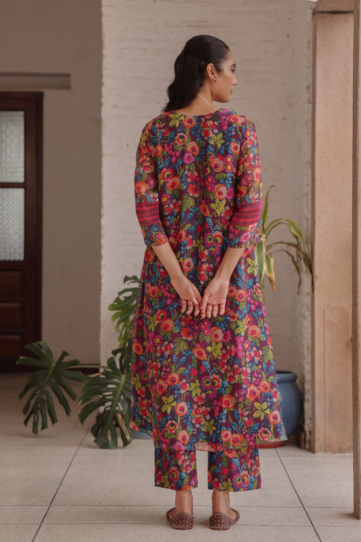 Amethyst Bloom Kurta Set