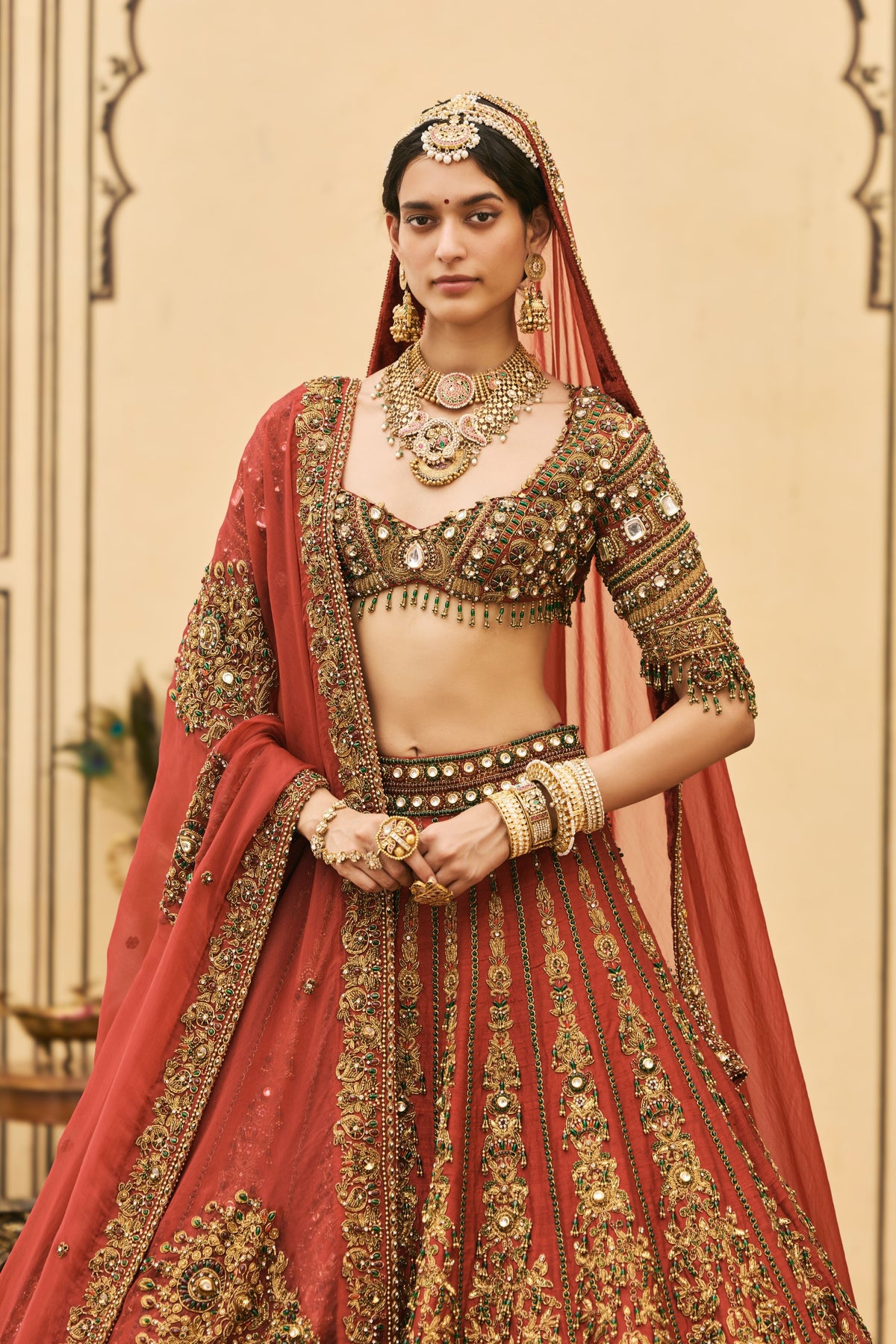 Sindoori Lehenga Set