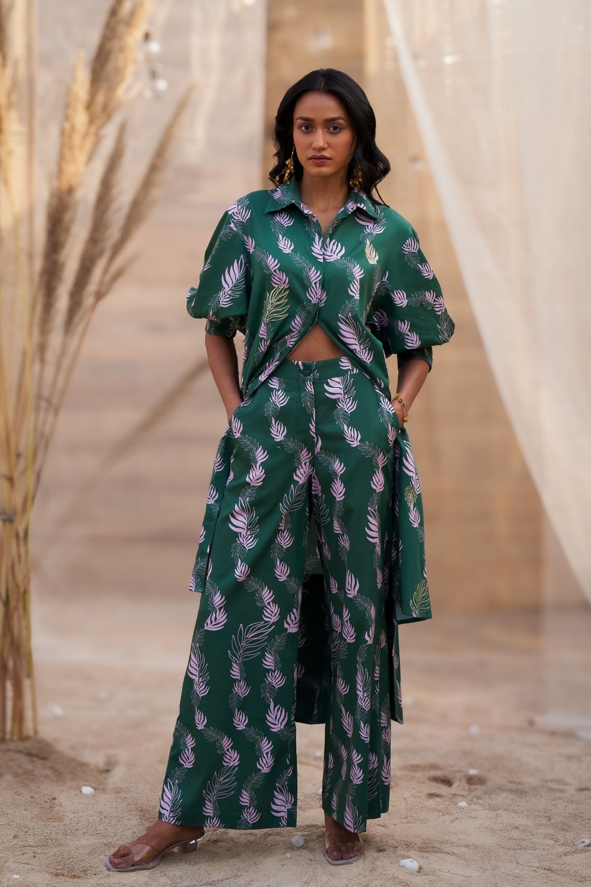 Reveria High Low Kurta Set