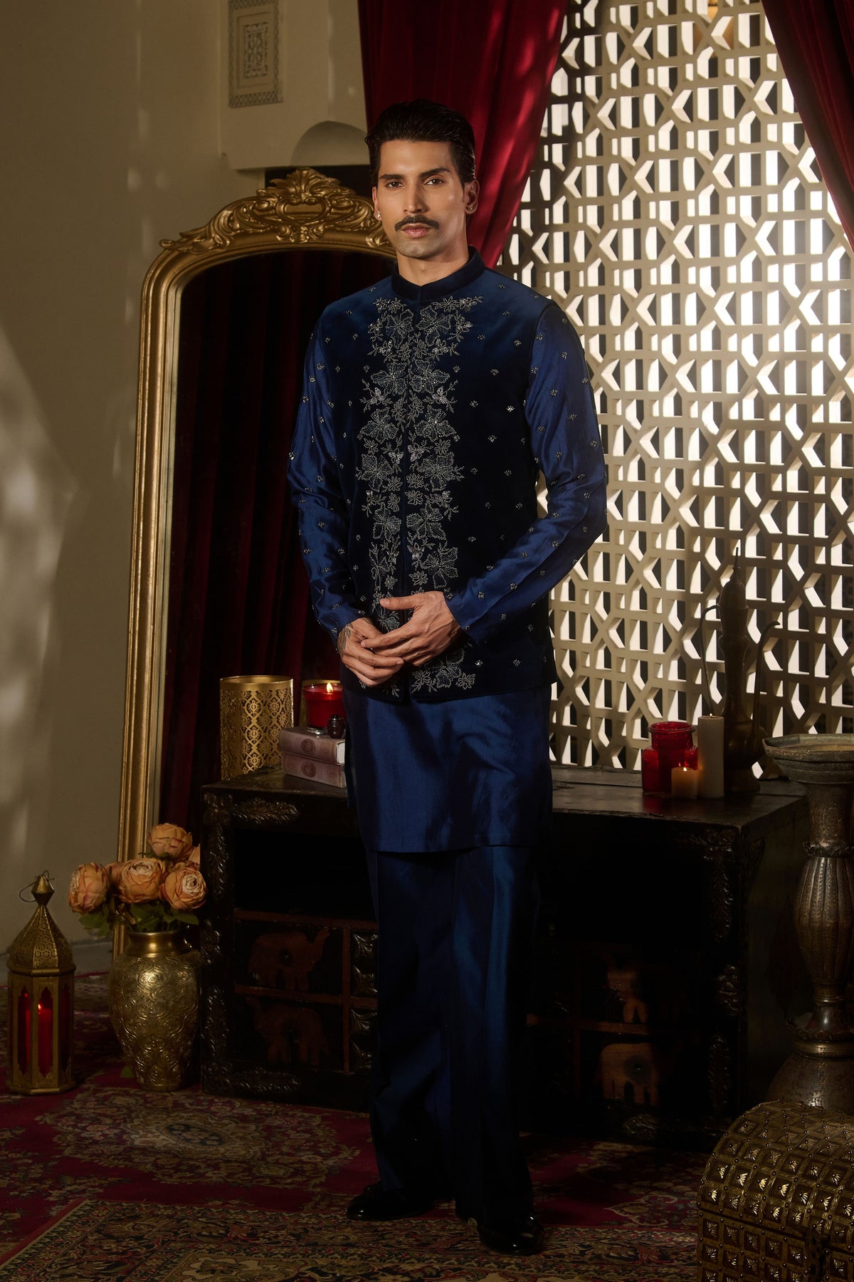 Prism Nehru Jacket Set