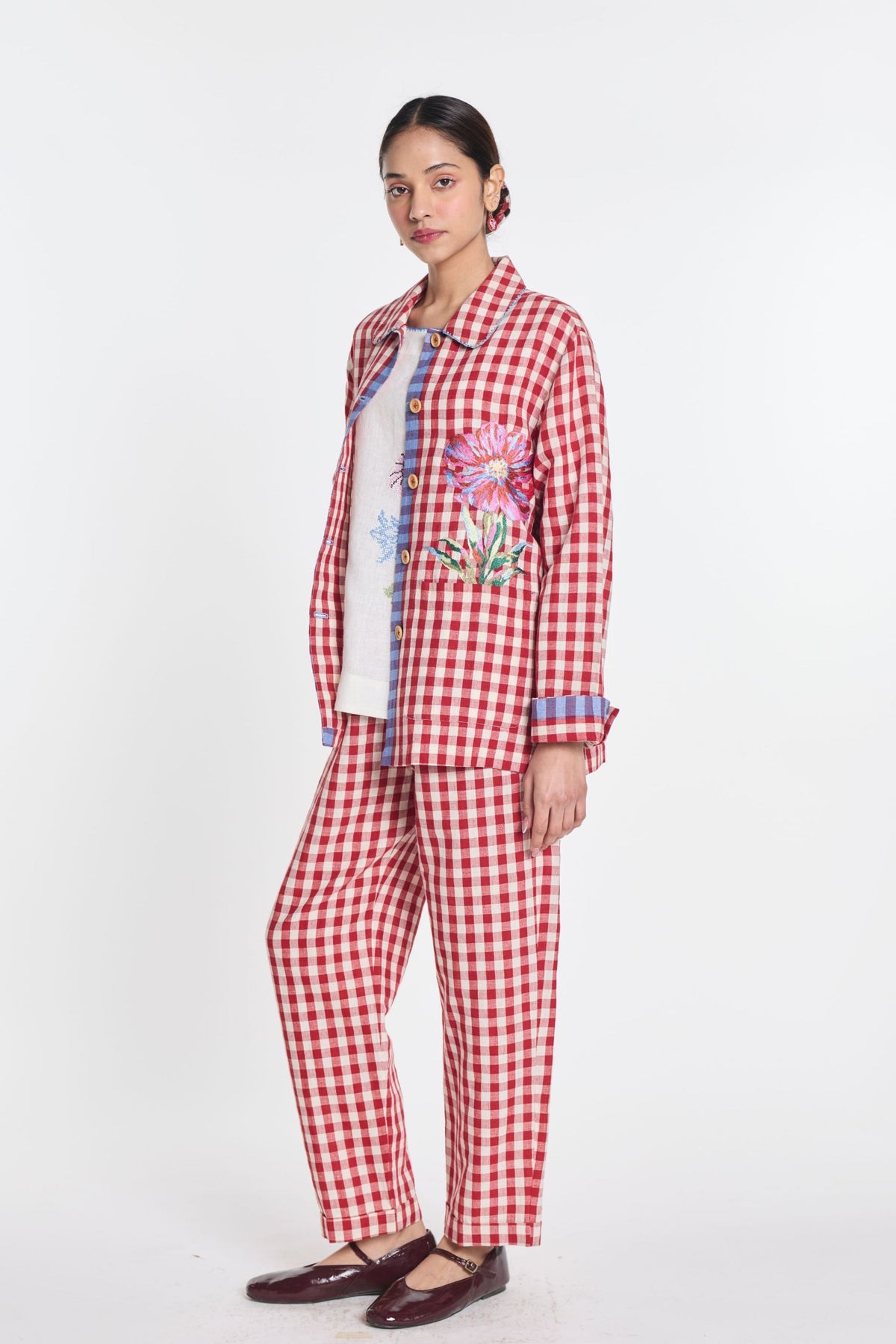 Cherry Embroidered Jacket