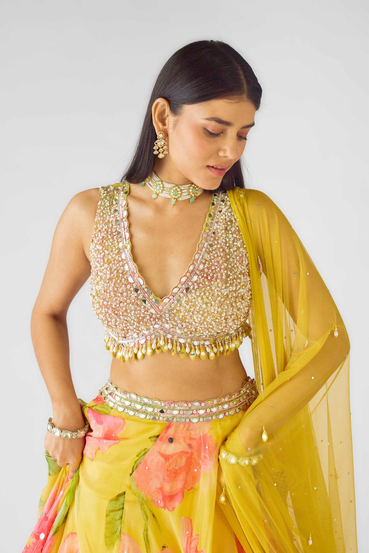 The Wild Marigold Lehenga
