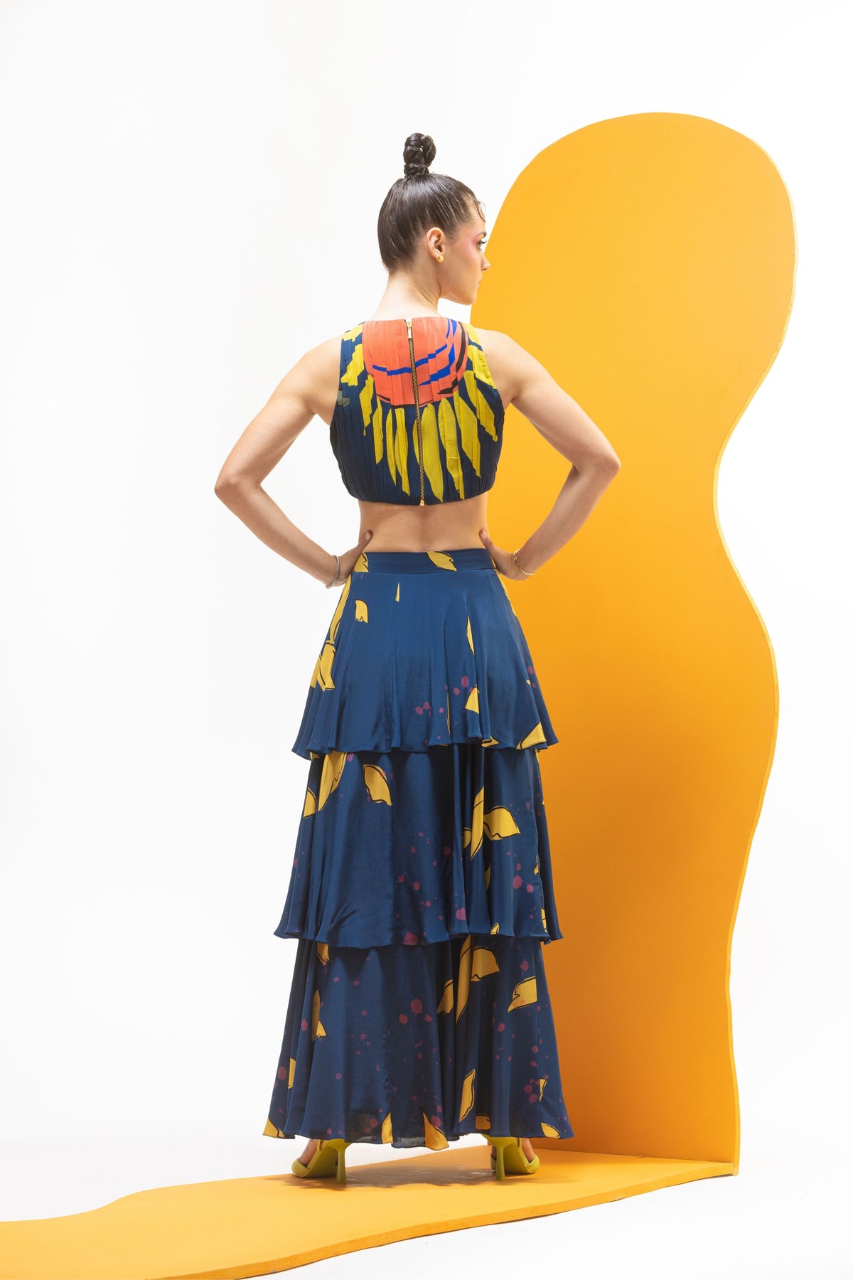 Why Not Blue Skirt Set