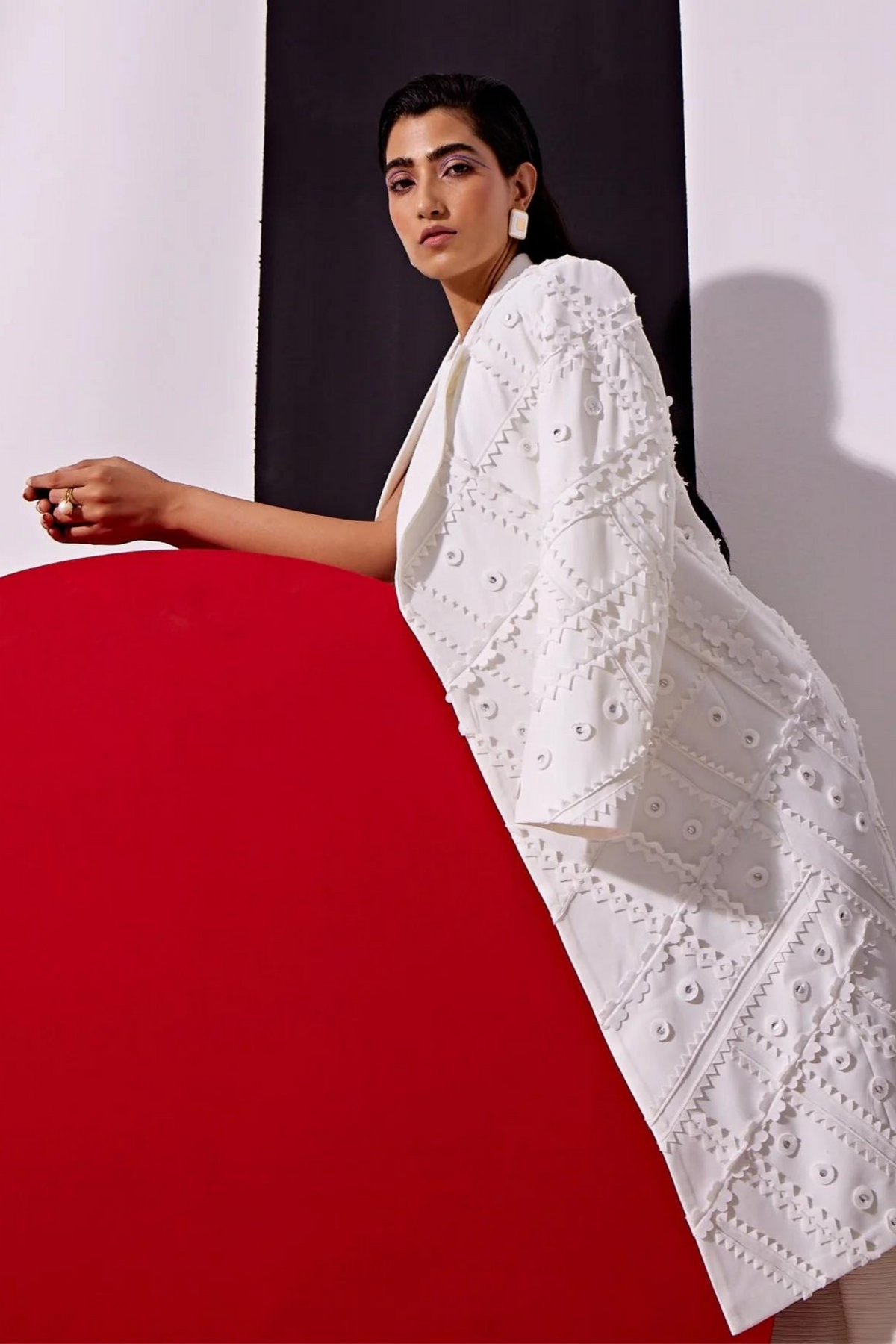 Blazer With Skirt and Top