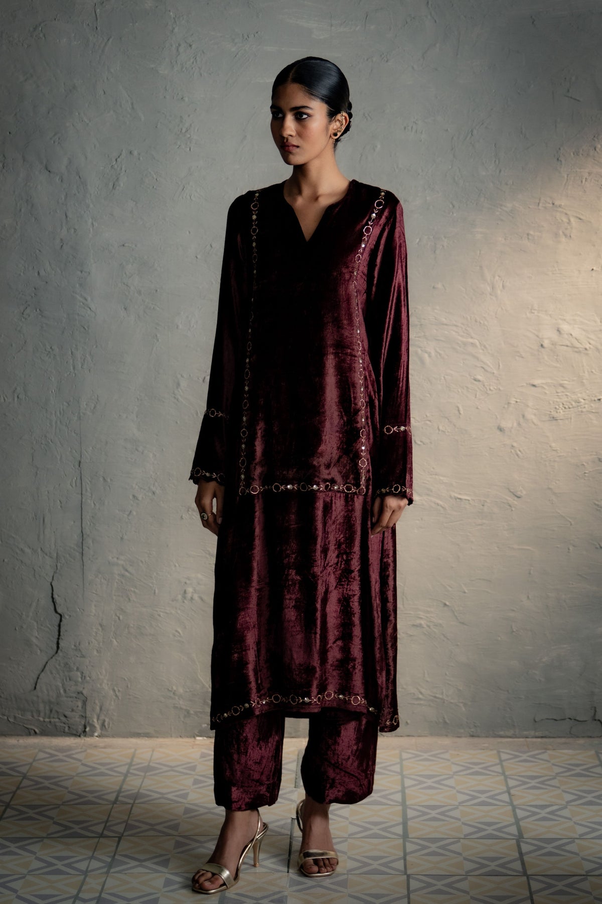 Maaya Brown Kurta Set