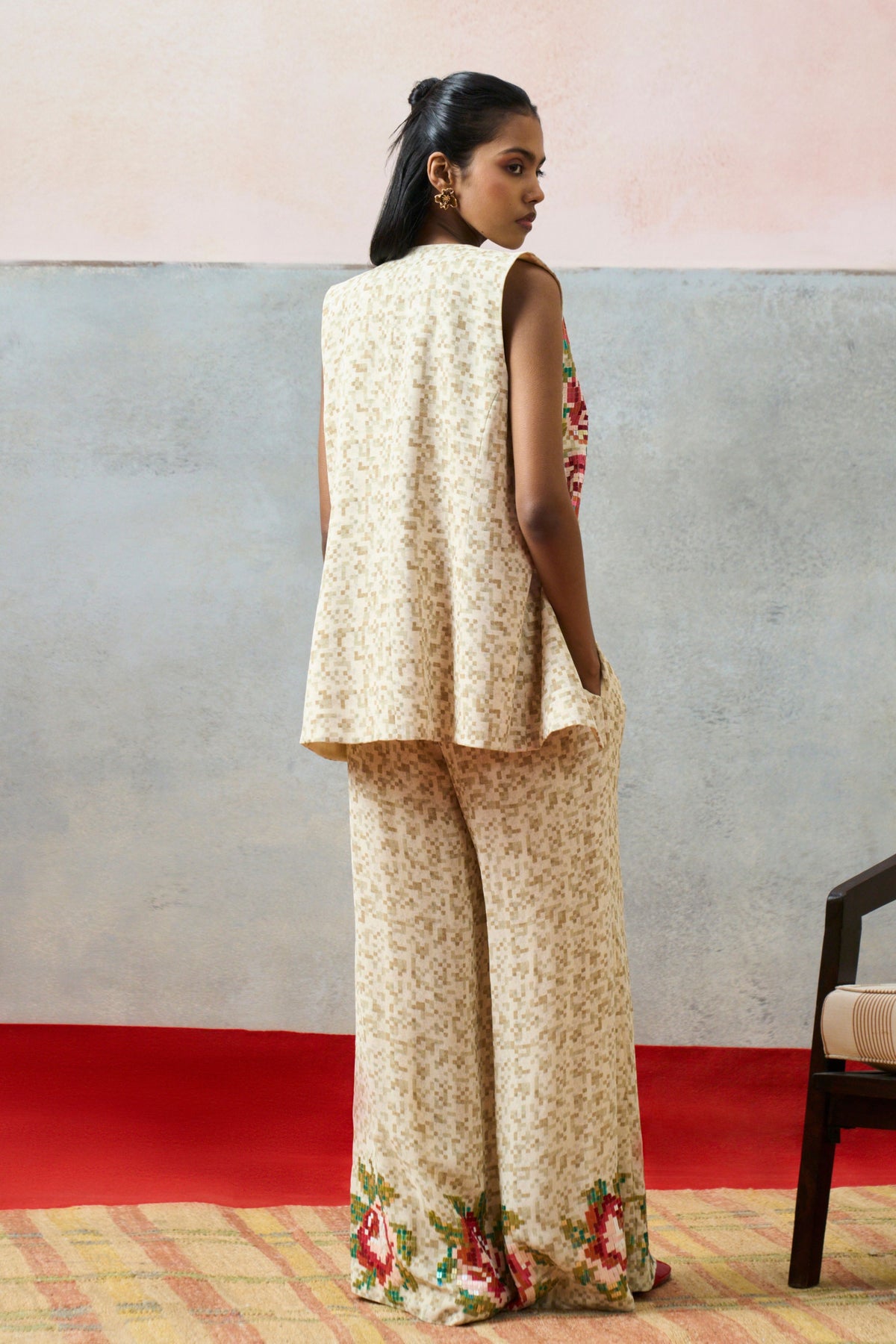Milos Jacket Set Biege